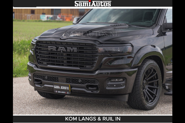 Dodge Ram BOM VOL | Night Premium | Full Option | De Meest Luxe Pick-Up in zijn Klasse | Comfortabele Dubbele Cabine met Royale 5 Zitplaatsen | BPM vrij | Nu Leverbaar uit Voorraad | Voorraad Nr 2287 - 3384 | De specialist in Amerikaanse pick‑ups in Nederland en Europa.