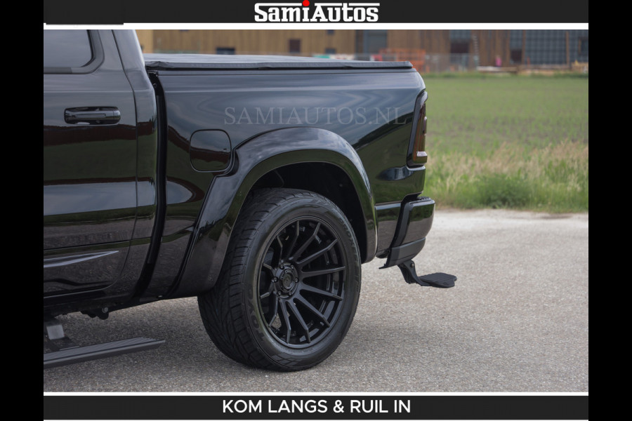 Dodge Ram BOM VOL | Night Premium | Full Option | De Meest Luxe Pick-Up in zijn Klasse | Comfortabele Dubbele Cabine met Royale 5 Zitplaatsen | BPM vrij | Nu Leverbaar uit Voorraad | Voorraad Nr 2287 - 3384 | De specialist in Amerikaanse pick‑ups in Nederland en Europa.