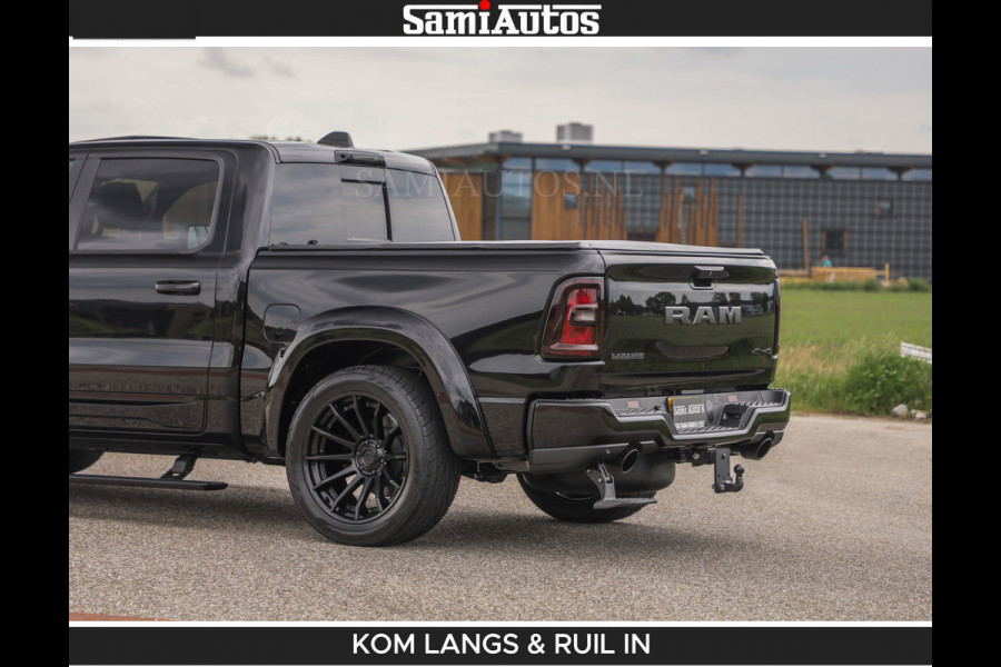 Dodge Ram BOM VOL | Night Premium | Full Option | De Meest Luxe Pick-Up in zijn Klasse | Comfortabele Dubbele Cabine met Royale 5 Zitplaatsen | BPM vrij | Nu Leverbaar uit Voorraad | Voorraad Nr 2287 - 3384 | De specialist in Amerikaanse pick‑ups in Nederland en Europa.