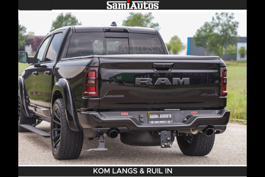 Dodge Ram BOM VOL | Night Premium | Full Option | De Meest Luxe Pick-Up in zijn Klasse | Comfortabele Dubbele Cabine met Royale 5 Zitplaatsen | BPM vrij | Nu Leverbaar uit Voorraad | Voorraad Nr 2287 - 3384 | De specialist in Amerikaanse pick‑ups in Nederland en Europa.