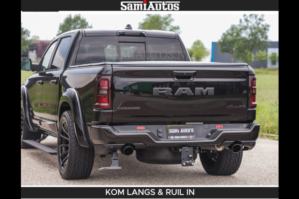 Dodge Ram BOM VOL | Night Premium | Full Option | De Meest Luxe Pick-Up in zijn Klasse | Comfortabele Dubbele Cabine met Royale 5 Zitplaatsen | BPM vrij | Nu Leverbaar uit Voorraad | Voorraad Nr 2287 - 3384 | De specialist in Amerikaanse pick‑ups in Nederland en Europa.