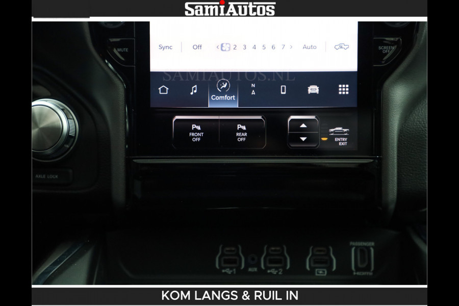 Dodge Ram BOM VOL | Night Premium | Full Option | De Meest Luxe Pick-Up in zijn Klasse | Comfortabele Dubbele Cabine met Royale 5 Zitplaatsen | BPM vrij | Nu Leverbaar uit Voorraad | Voorraad Nr 2287 - 3384 | De specialist in Amerikaanse pick‑ups in Nederland en Europa.