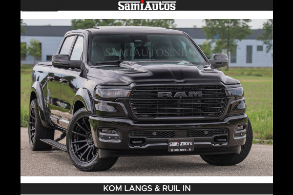 Dodge Ram BOM VOL | Night Premium | Full Option | De Meest Luxe Pick-Up in zijn Klasse | Comfortabele Dubbele Cabine met Royale 5 Zitplaatsen | BPM vrij | Nu Leverbaar uit Voorraad | Voorraad Nr 2287 - 3384 | De specialist in Amerikaanse pick‑ups in Nederland en Europa.