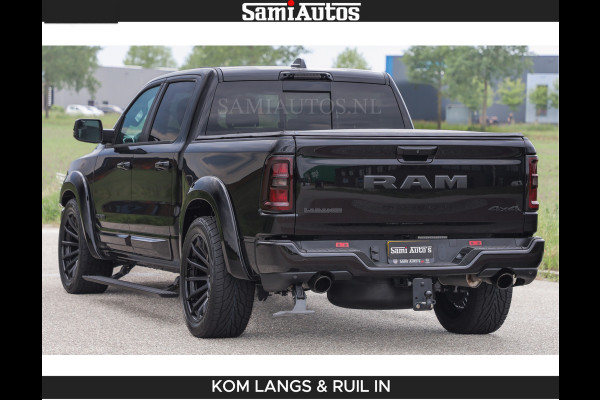 Dodge Ram BOM VOL | Night Premium | Full Option | De Meest Luxe Pick-Up in zijn Klasse | Comfortabele Dubbele Cabine met Royale 5 Zitplaatsen | BPM vrij | Nu Leverbaar uit Voorraad | Voorraad Nr 2287 - 3384 | De specialist in Amerikaanse pick‑ups in Nederland en Europa.