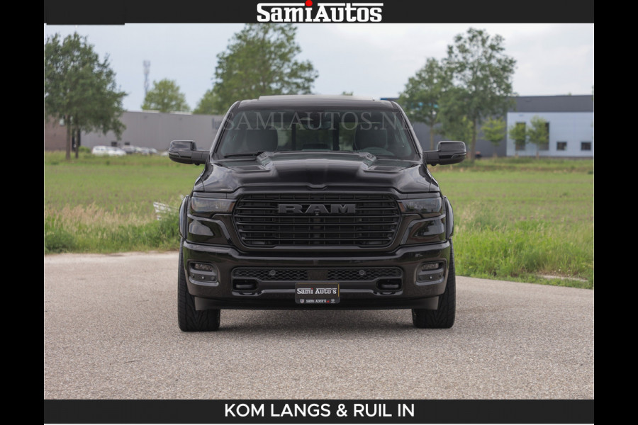 Dodge Ram BOM VOL | Night Premium | Full Option | De Meest Luxe Pick-Up in zijn Klasse | Comfortabele Dubbele Cabine met Royale 5 Zitplaatsen | BPM vrij | Nu Leverbaar uit Voorraad | Voorraad Nr 2287 - 3384 | De specialist in Amerikaanse pick‑ups in Nederland en Europa.