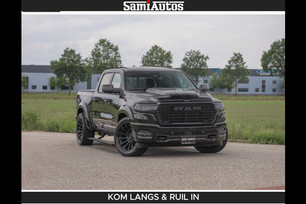 Dodge Ram BOM VOL | Night Premium | Full Option | De Meest Luxe Pick-Up in zijn Klasse | Comfortabele Dubbele Cabine met Royale 5 Zitplaatsen | BPM vrij | Nu Leverbaar uit Voorraad | Voorraad Nr 2287 - 3384 | De specialist in Amerikaanse pick‑ups in Nederland en Europa.