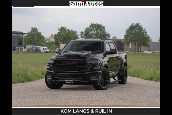 Dodge Ram BOM VOL | Night Premium | Full Option | De Meest Luxe Pick-Up in zijn Klasse | Comfortabele Dubbele Cabine met Royale 5 Zitplaatsen | BPM vrij | Nu Leverbaar uit Voorraad | Voorraad Nr 2287 - 3384 | De specialist in Amerikaanse pick‑ups in Nederland en Europa.