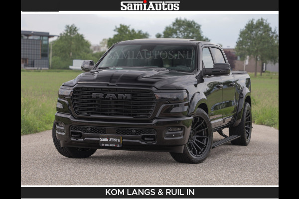 Dodge Ram BOM VOL | Night Premium | Full Option | De Meest Luxe Pick-Up in zijn Klasse | Comfortabele Dubbele Cabine met Royale 5 Zitplaatsen | BPM vrij | Nu Leverbaar uit Voorraad | Voorraad Nr 2287 - 3384 | De specialist in Amerikaanse pick‑ups in Nederland en Europa.