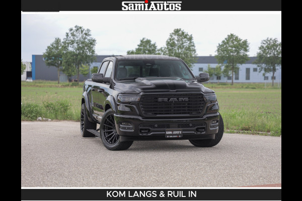 Dodge Ram BOM VOL | Night Premium | Full Option | De Meest Luxe Pick-Up in zijn Klasse | Comfortabele Dubbele Cabine met Royale 5 Zitplaatsen | BPM vrij | Nu Leverbaar uit Voorraad | Voorraad Nr 2287 - 3384 | De specialist in Amerikaanse pick‑ups in Nederland en Europa.
