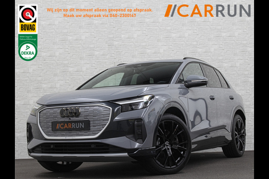 Audi Q4 e-tron 40 204PK 77 kWh | #RS-Leder | Uniek-Interieur | ACC | Sportstoelen | Getint Glas | MMI+ | Dynamic-Pakket | Stoelverwarming | Zwarte Hemelbekleding | LED | Lane Assist |