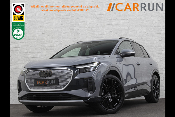 Audi Q4 e-tron 40 204PK 77 kWh | #RS-Leder | Uniek-Interieur | ACC | Sportstoelen | Getint Glas | MMI+ | Dynamic-Pakket | Stoelverwarming | Zwarte Hemelbekleding | LED | Lane Assist |