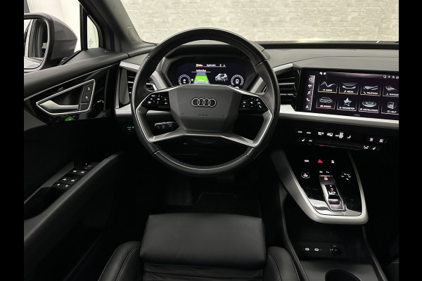Audi Q4 e-tron 40 204PK 77 kWh | #RS-Leder | Uniek-Interieur | ACC | Sportstoelen | Getint Glas | MMI+ | Dynamic-Pakket | Stoelverwarming | Zwarte Hemelbekleding | LED | Lane Assist |