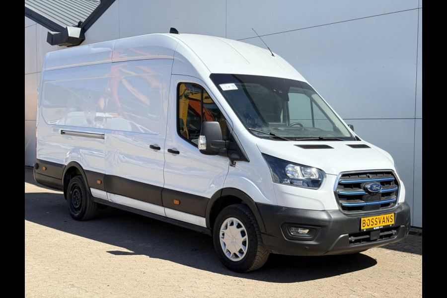 Ford E-Transit 68kWh 184PK L4H3 Elektrisch 317km WLTP 98.1% (SOH) BEV Snelladen Carplay Climate control Cruise control Navigatie 360° Camera Stoelverwarming Parkeersensoren v+a