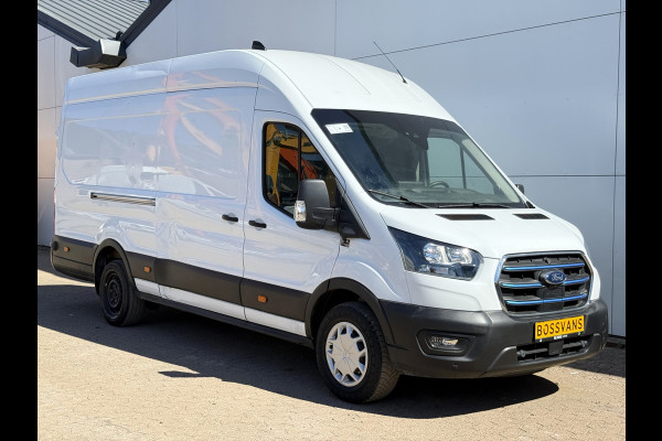 Ford E-Transit 68kWh 184PK L4H3 Elektrisch 317km WLTP 98.1% (SOH) BEV Snelladen Carplay Climate control Cruise control Navigatie 360° Camera Stoelverwarming Parkeersensoren v+a