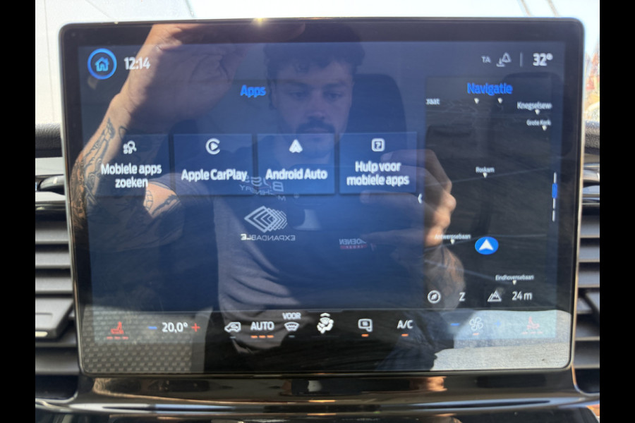 Ford E-Transit 68kWh 184PK L4H3 Elektrisch 317km WLTP 98.1% (SOH) BEV Snelladen Carplay Climate control Cruise control Navigatie 360° Camera Stoelverwarming Parkeersensoren v+a