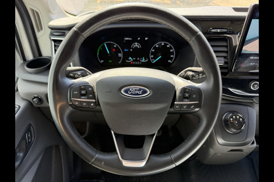 Ford E-Transit 68kWh 184PK L4H3 Elektrisch 317km WLTP 98.1% (SOH) BEV Snelladen Carplay Climate control Cruise control Navigatie 360° Camera Stoelverwarming Parkeersensoren v+a
