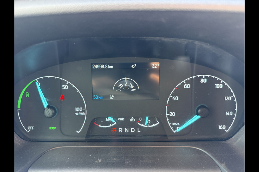 Ford E-Transit 68kWh 184PK L4H3 Elektrisch 317km WLTP 98.1% (SOH) BEV Snelladen Carplay Climate control Cruise control Navigatie 360° Camera Stoelverwarming Parkeersensoren v+a