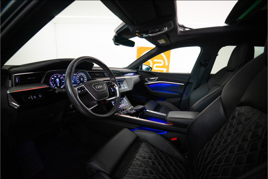 Audi e-tron Sportback S Quattro 95 kWh 504PK | Pano | Sfeer | B&O | ACC | Leder | 12 MND Garantie