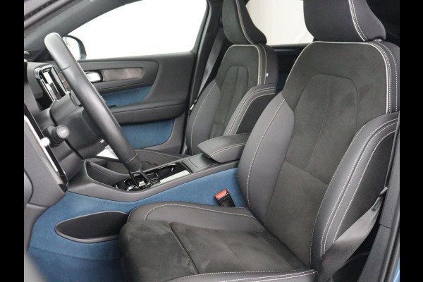Volvo C40 Recharge Twin Intro Edition 78 kWh | SOH 91,2% | Panoramadak | Leder/alcantara | Memory | Stuur/stoel verwarming | Carplay | Harman/Kardon | 360 camera | Park assist