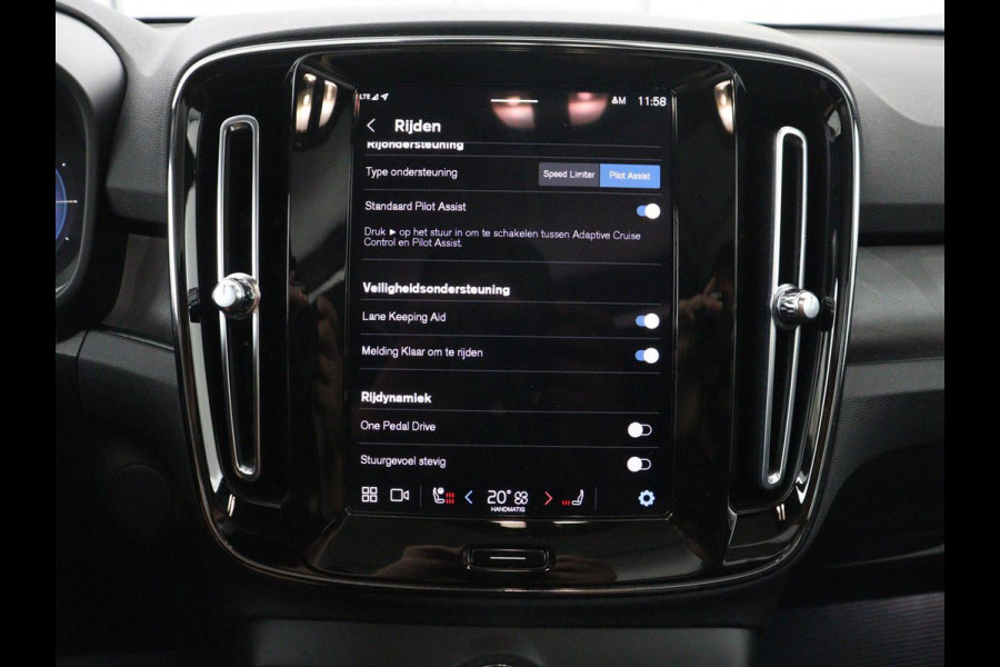 Volvo C40 Recharge Twin Intro Edition 78 kWh | SOH 91,2% | Panoramadak | Leder/alcantara | Memory | Stuur/stoel verwarming | Carplay | Harman/Kardon | 360 camera | Park assist