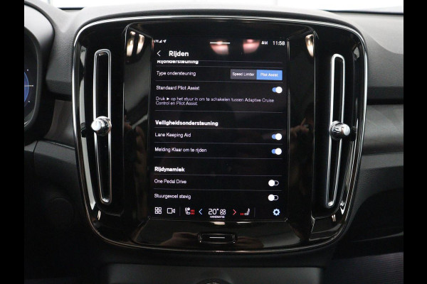 Volvo C40 Recharge Twin Intro Edition 78 kWh | SOH 91,2% | Panoramadak | Leder/alcantara | Memory | Stuur/stoel verwarming | Carplay | Harman/Kardon | 360 camera | Park assist