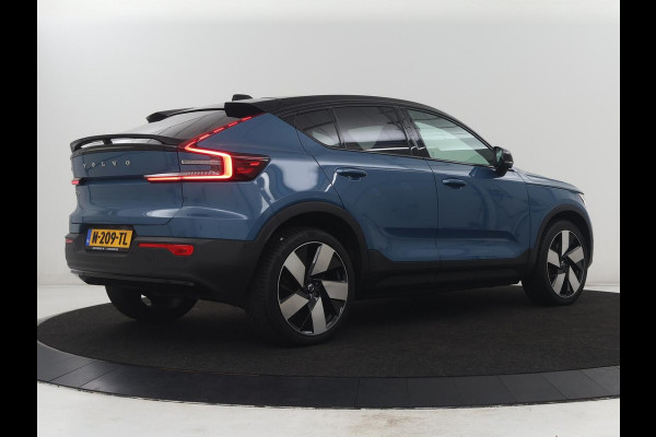 Volvo C40 Recharge Twin Intro Edition 78 kWh | SOH 91,2% | Panoramadak | Leder/alcantara | Memory | Stuur/stoel verwarming | Carplay | Harman/Kardon | 360 camera | Park assist