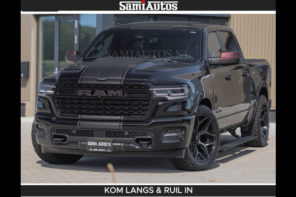 Dodge Ram Limited 540 PK | HUD | LUCHTVERING | MASSAGE | PASSAGIERSSCHERM | De Meest Luxe en Volle Pick-Up in zijn Klasse | Comfortabele Dubbele Cabine met Royale 5 Zitplaatsen | BPM vrij | Nu Leverbaar uit Voorraad | Voorraad Nr 2335 - 5153 | De specialist in Amerikaanse pick‑ups in Nederland en Europa.