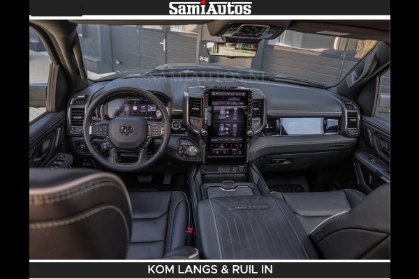 Dodge Ram Limited 540 PK | HUD | LUCHTVERING | MASSAGE | PASSAGIERSSCHERM | De Meest Luxe en Volle Pick-Up in zijn Klasse | Comfortabele Dubbele Cabine met Royale 5 Zitplaatsen | BPM vrij | Nu Leverbaar uit Voorraad | Voorraad Nr 2335 - 5153 | De specialist in Amerikaanse pick‑ups in Nederland en Europa.