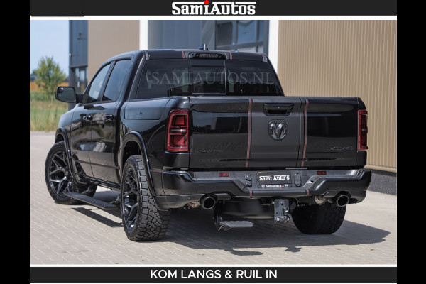 Dodge Ram Limited 540 PK | HUD | LUCHTVERING | MASSAGE | PASSAGIERSSCHERM | De Meest Luxe en Volle Pick-Up in zijn Klasse | Comfortabele Dubbele Cabine met Royale 5 Zitplaatsen | BPM vrij | Nu Leverbaar uit Voorraad | Voorraad Nr 2335 - 5153 | De specialist in Amerikaanse pick‑ups in Nederland en Europa.