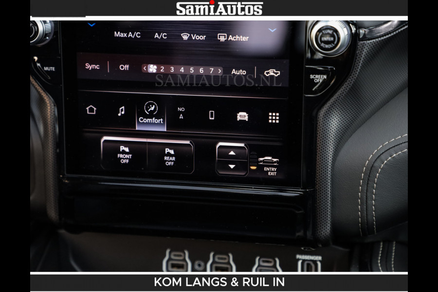 Dodge Ram Limited 540 PK | HUD | LUCHTVERING | MASSAGE | PASSAGIERSSCHERM | De Meest Luxe en Volle Pick-Up in zijn Klasse | Comfortabele Dubbele Cabine met Royale 5 Zitplaatsen | BPM vrij | Nu Leverbaar uit Voorraad | Voorraad Nr 2335 - 5153 | De specialist in Amerikaanse pick‑ups in Nederland en Europa.