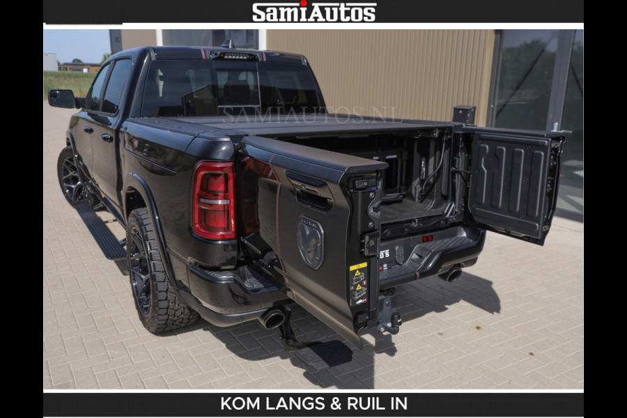 Dodge Ram Limited 540 PK | HUD | LUCHTVERING | MASSAGE | PASSAGIERSSCHERM | De Meest Luxe en Volle Pick-Up in zijn Klasse | Comfortabele Dubbele Cabine met Royale 5 Zitplaatsen | BPM vrij | Nu Leverbaar uit Voorraad | Voorraad Nr 2335 - 5153 | De specialist in Amerikaanse pick‑ups in Nederland en Europa.