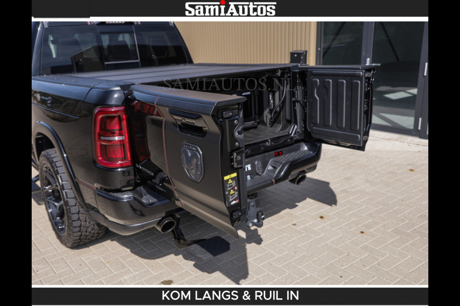 Dodge Ram Limited 540 PK | HUD | LUCHTVERING | MASSAGE | PASSAGIERSSCHERM | De Meest Luxe en Volle Pick-Up in zijn Klasse | Comfortabele Dubbele Cabine met Royale 5 Zitplaatsen | BPM vrij | Nu Leverbaar uit Voorraad | Voorraad Nr 2335 - 5153 | De specialist in Amerikaanse pick‑ups in Nederland en Europa.