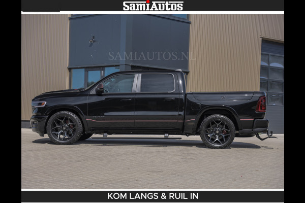 Dodge Ram Limited 540 PK | HUD | LUCHTVERING | MASSAGE | PASSAGIERSSCHERM | De Meest Luxe en Volle Pick-Up in zijn Klasse | Comfortabele Dubbele Cabine met Royale 5 Zitplaatsen | BPM vrij | Nu Leverbaar uit Voorraad | Voorraad Nr 2335 - 5153 | De specialist in Amerikaanse pick‑ups in Nederland en Europa.