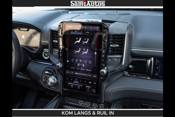 Dodge Ram Limited 540 PK | HUD | LUCHTVERING | MASSAGE | PASSAGIERSSCHERM | De Meest Luxe en Volle Pick-Up in zijn Klasse | Comfortabele Dubbele Cabine met Royale 5 Zitplaatsen | BPM vrij | Nu Leverbaar uit Voorraad | Voorraad Nr 2335 - 5153 | De specialist in Amerikaanse pick‑ups in Nederland en Europa.