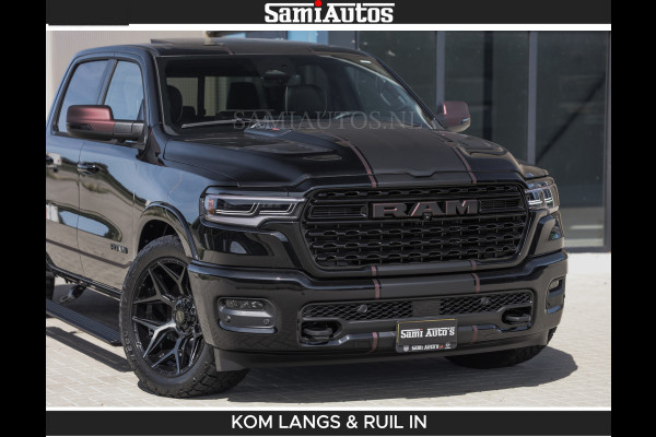 Dodge Ram Limited 540 PK | HUD | LUCHTVERING | MASSAGE | PASSAGIERSSCHERM | De Meest Luxe en Volle Pick-Up in zijn Klasse | Comfortabele Dubbele Cabine met Royale 5 Zitplaatsen | BPM vrij | Nu Leverbaar uit Voorraad | Voorraad Nr 2335 - 5153 | De specialist in Amerikaanse pick‑ups in Nederland en Europa.