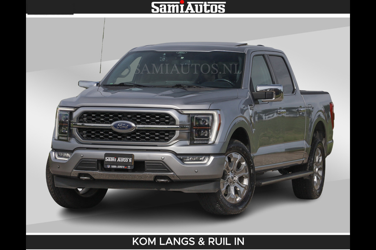 Ford USA F-150 PLATINUM | MASSAGE | PANO | GROOTSCHERM | COMFORT STOELEN | ADAPTIVE CRUISE | DC | DUBBELE CABINE | FACELIFT MODEL | GROOT SCHERM | 5 PERSOONS | DC | DASH CAM | MASSAGE | | De specialist in Amerikaanse pick‑ups in Nederland en Europa.