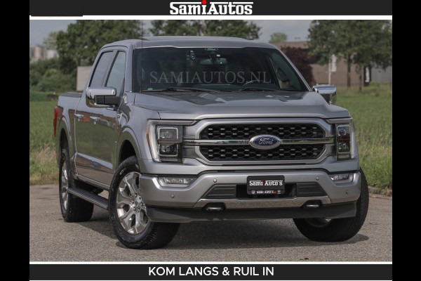 Ford USA F-150 PLATINUM | MASSAGE | PANO | GROOTSCHERM | COMFORT STOELEN | ADAPTIVE CRUISE | DC | DUBBELE CABINE | FACELIFT MODEL | GROOT SCHERM | 5 PERSOONS | DC | DASH CAM | MASSAGE | | De specialist in Amerikaanse pick‑ups in Nederland en Europa.