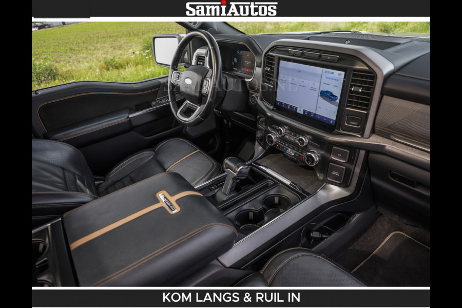 Ford USA F-150 PLATINUM | MASSAGE | PANO | GROOTSCHERM | COMFORT STOELEN | ADAPTIVE CRUISE | DC | DUBBELE CABINE | FACELIFT MODEL | GROOT SCHERM | 5 PERSOONS | DC | DASH CAM | MASSAGE | | De specialist in Amerikaanse pick‑ups in Nederland en Europa.