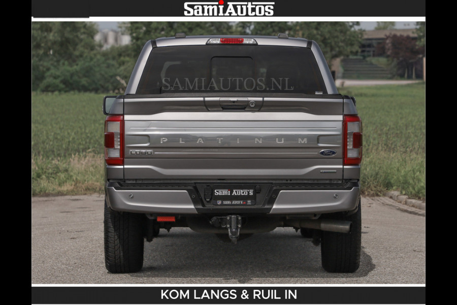 Ford USA F-150 PLATINUM | MASSAGE | PANO | GROOTSCHERM | COMFORT STOELEN | ADAPTIVE CRUISE | DC | DUBBELE CABINE | FACELIFT MODEL | GROOT SCHERM | 5 PERSOONS | DC | DASH CAM | MASSAGE | | De specialist in Amerikaanse pick‑ups in Nederland en Europa.