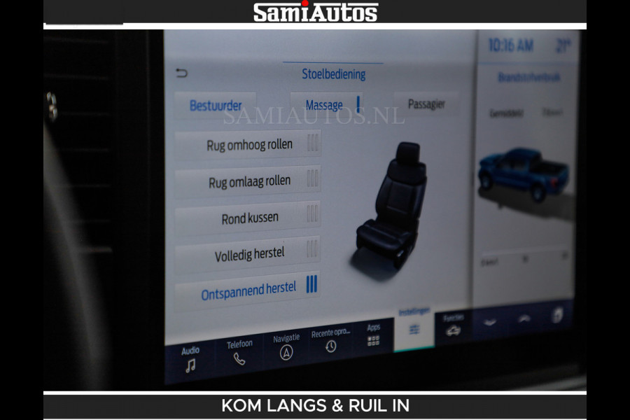 Ford USA F-150 PLATINUM | MASSAGE | PANO | GROOTSCHERM | COMFORT STOELEN | ADAPTIVE CRUISE | DC | DUBBELE CABINE | FACELIFT MODEL | GROOT SCHERM | 5 PERSOONS | DC | DASH CAM | MASSAGE | | De specialist in Amerikaanse pick‑ups in Nederland en Europa.