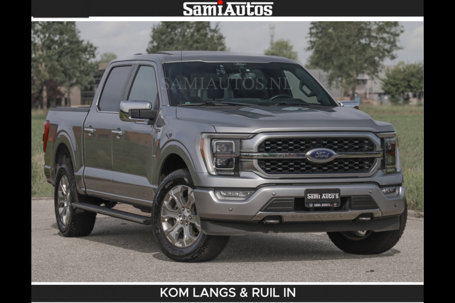 Ford USA F-150 PLATINUM | MASSAGE | PANO | GROOTSCHERM | COMFORT STOELEN | ADAPTIVE CRUISE | DC | DUBBELE CABINE | FACELIFT MODEL | GROOT SCHERM | 5 PERSOONS | DC | DASH CAM | MASSAGE | | De specialist in Amerikaanse pick‑ups in Nederland en Europa.