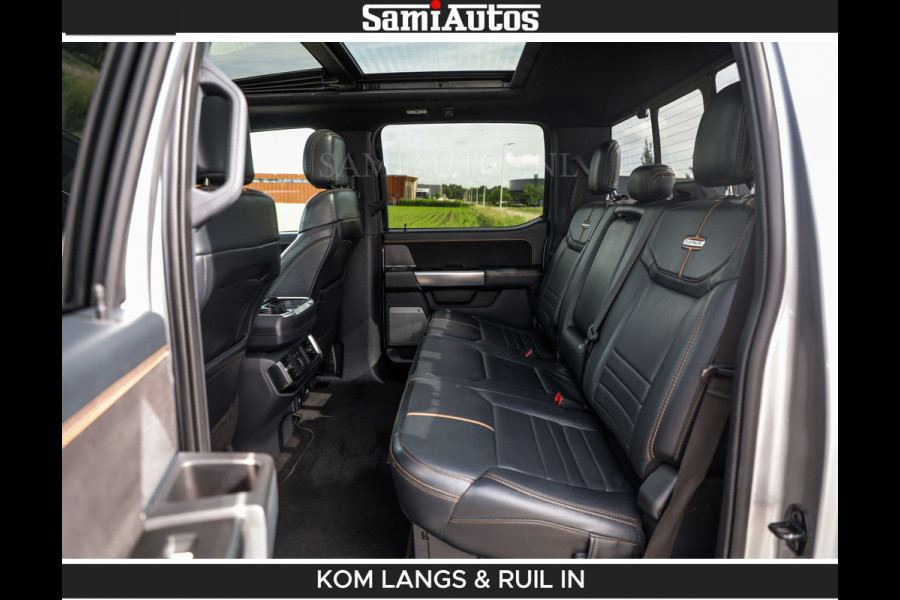 Ford USA F-150 PLATINUM | MASSAGE | PANO | GROOTSCHERM | COMFORT STOELEN | ADAPTIVE CRUISE | DC | DUBBELE CABINE | FACELIFT MODEL | GROOT SCHERM | 5 PERSOONS | DC | DASH CAM | MASSAGE | | De specialist in Amerikaanse pick‑ups in Nederland en Europa.