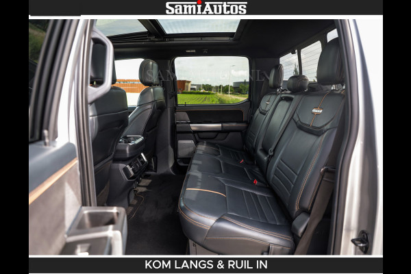 Ford USA F-150 PLATINUM | MASSAGE | PANO | GROOTSCHERM | COMFORT STOELEN | ADAPTIVE CRUISE | DC | DUBBELE CABINE | FACELIFT MODEL | GROOT SCHERM | 5 PERSOONS | DC | DASH CAM | MASSAGE | | De specialist in Amerikaanse pick‑ups in Nederland en Europa.
