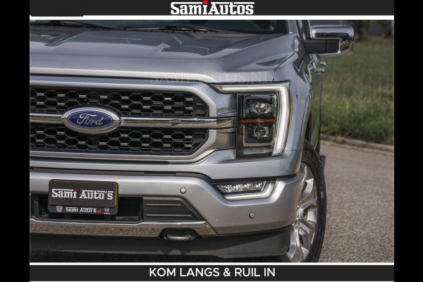 Ford USA F-150 PLATINUM | MASSAGE | PANO | GROOTSCHERM | COMFORT STOELEN | ADAPTIVE CRUISE | DC | DUBBELE CABINE | FACELIFT MODEL | GROOT SCHERM | 5 PERSOONS | DC | DASH CAM | MASSAGE | | De specialist in Amerikaanse pick‑ups in Nederland en Europa.