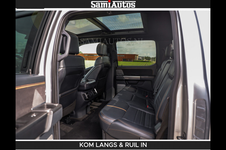 Ford USA F-150 PLATINUM | MASSAGE | PANO | GROOTSCHERM | COMFORT STOELEN | ADAPTIVE CRUISE | DC | DUBBELE CABINE | FACELIFT MODEL | GROOT SCHERM | 5 PERSOONS | DC | DASH CAM | MASSAGE | | De specialist in Amerikaanse pick‑ups in Nederland en Europa.
