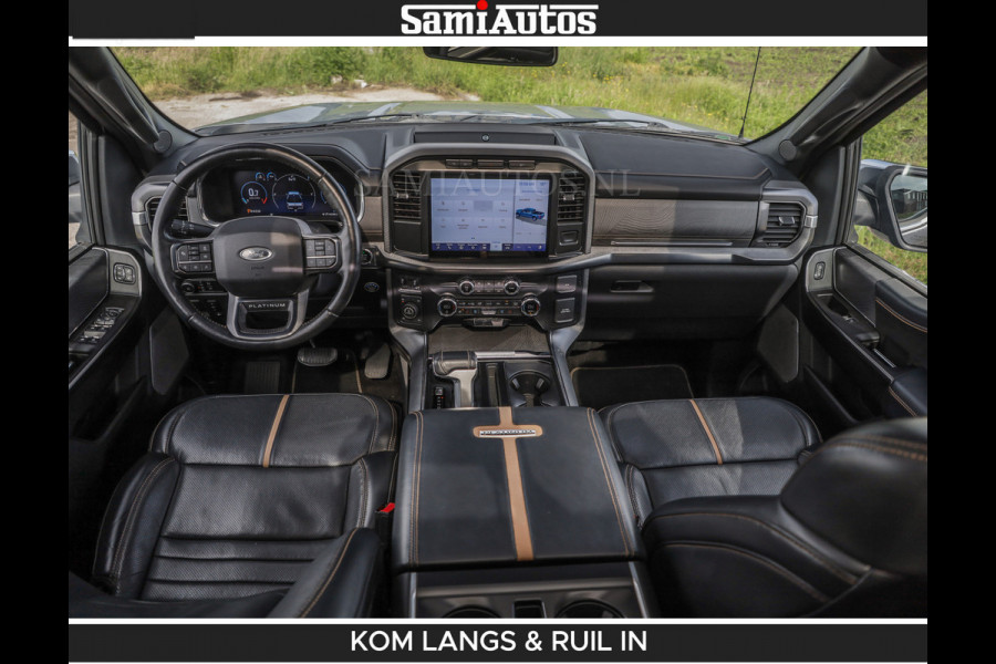 Ford USA F-150 PLATINUM | MASSAGE | PANO | GROOTSCHERM | COMFORT STOELEN | ADAPTIVE CRUISE | DC | DUBBELE CABINE | FACELIFT MODEL | GROOT SCHERM | 5 PERSOONS | DC | DASH CAM | MASSAGE | | De specialist in Amerikaanse pick‑ups in Nederland en Europa.