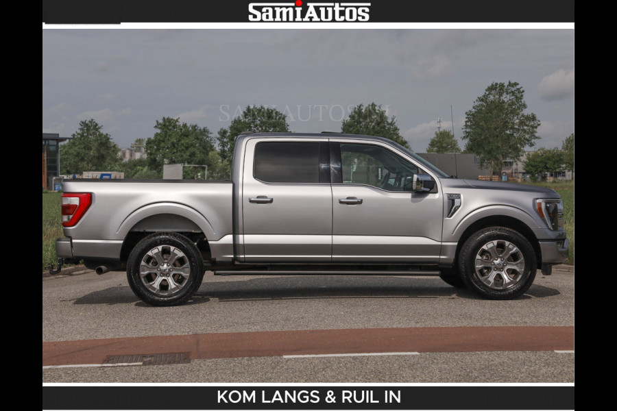 Ford USA F-150 PLATINUM | MASSAGE | PANO | GROOTSCHERM | COMFORT STOELEN | ADAPTIVE CRUISE | DC | DUBBELE CABINE | FACELIFT MODEL | GROOT SCHERM | 5 PERSOONS | DC | DASH CAM | MASSAGE | | De specialist in Amerikaanse pick‑ups in Nederland en Europa.