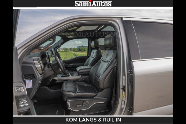 Ford USA F-150 PLATINUM | MASSAGE | PANO | GROOTSCHERM | COMFORT STOELEN | ADAPTIVE CRUISE | DC | DUBBELE CABINE | FACELIFT MODEL | GROOT SCHERM | 5 PERSOONS | DC | DASH CAM | MASSAGE | | De specialist in Amerikaanse pick‑ups in Nederland en Europa.