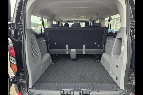 Ford Transit Custom 340 2.5 PHEV L2H1 Limited 233pk | Kombi | Incl. BTW/BPM | Dubbele zijschuifdeur | Privacy Glass | Inklapbare trekhaak | Verwarmbare bijrijdersbank | 17 inch lichtmetalen velgen | Driver Assistance Pack Premium | Verwarmbaar stuurwiel