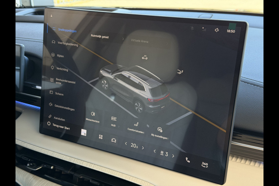 GEELY E5 Max+ 68 kWh | 475KM Bereik Speciaal Wit Leer Topuitvoering | Panoramadak | Elektr. Achterklep | 360° Camera | 8 Jaar Garantie Geely Wijchen